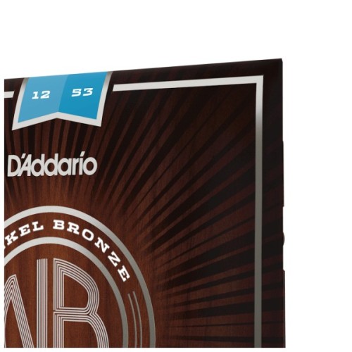 Струни для гітари D'Addario Nickel Bronze Light (12-53) (NB1253)