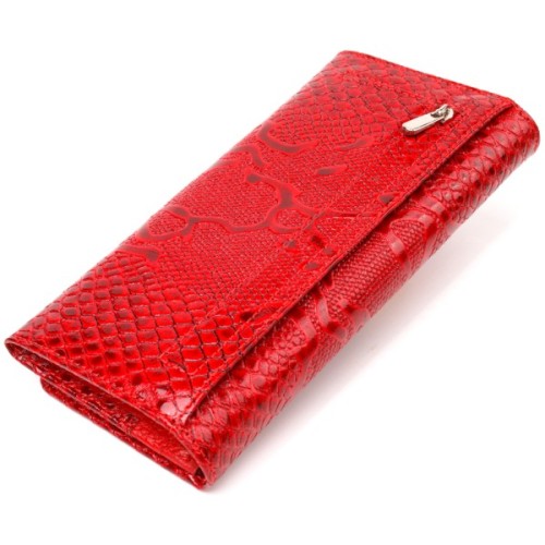 Гаманець Canpellini З натуральної шкіри Червоний (21610)