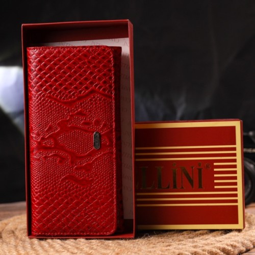 Гаманець Canpellini З натуральної шкіри Червоний (21610)