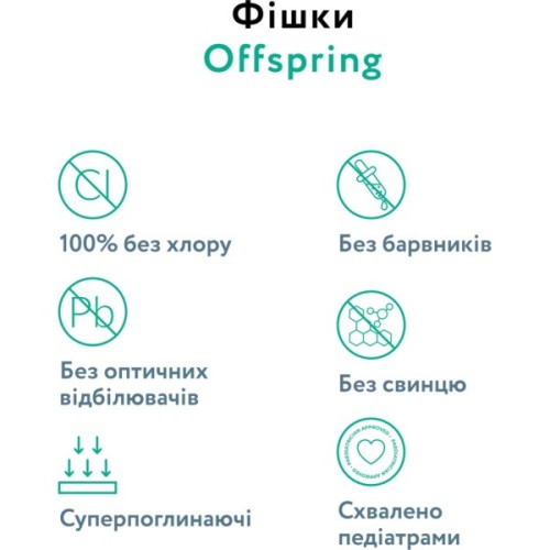 Підгузки Offspring трусики Розмір L (9-14 кг) 36 шт, Підводний світ (9355465009053) (DP-OI-FAP-L36P-AQT)