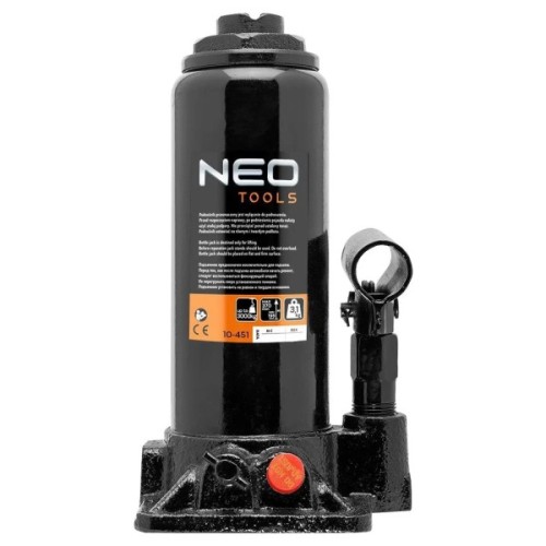 Домкрат Neo Tools гідравлічний пляшковий 3т, 195-370мм (10-451)