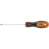 Викрутка Neo Tools хрестова, PZ0 x 100 мм, CrV (04-182)