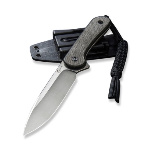 Ніж Civivi Fixed Blade Elementum Satin Blade Micarta (C2105B)
