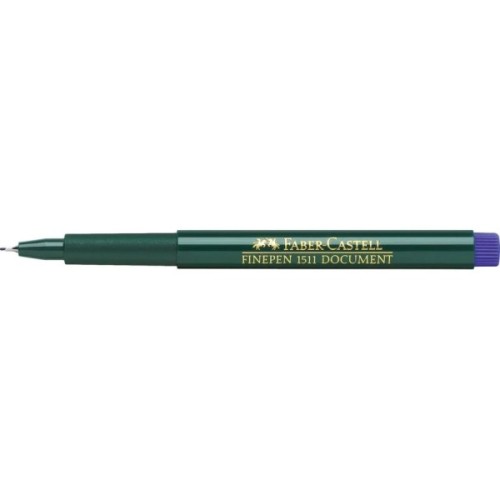 Лайнер Faber-Castell капілярна ручка FINEPEN 1511 Document синій 0,4 мм (1855)