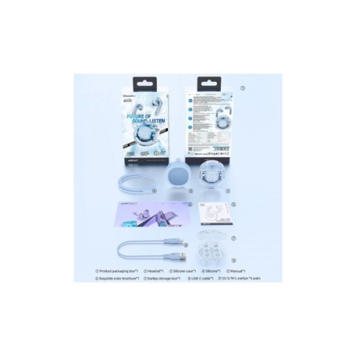 Навушники Acefast T8 Ice Blue (6974316282235)