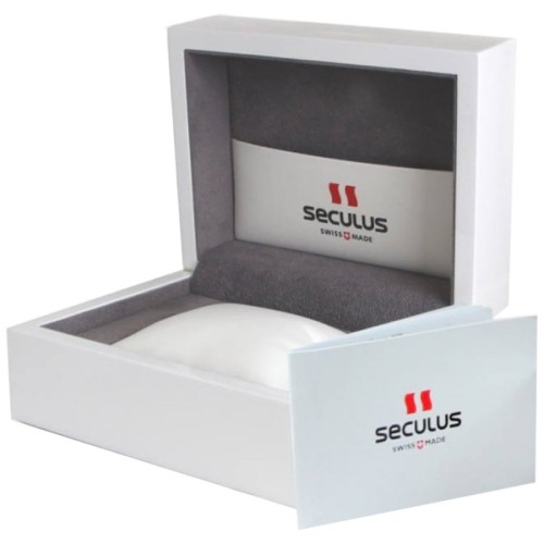 Наручний годинник Seculus 4506.3.7003 white, ss-r, brown leather