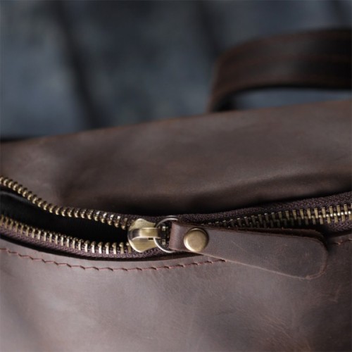 Сумка Shvigel З натуральної шкіри Коричнева (23139)