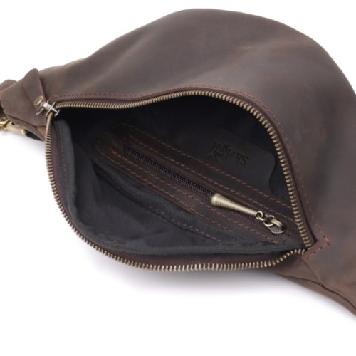 Сумка Shvigel З натуральної шкіри Коричнева (23139)