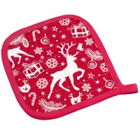 Кухонна прихватка Home Line червоний 20х20см (159399)