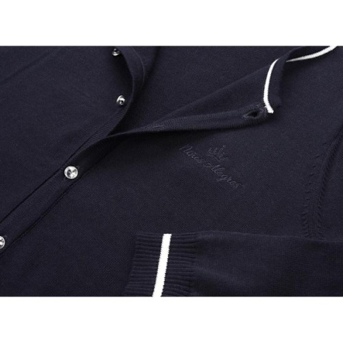 Кофта дитяча Breeze на ґудзиках зі смугою (V-1314-140G-blue)