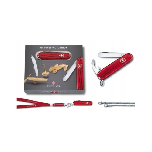 Ніж Victorinox My First Transparent Red (0.2373.T)