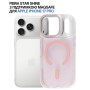 Чохол до мобільного телефона BeCover FIBRA Star Shine MagSafe Apple iPhone 17 Pro Light Pink (715428)