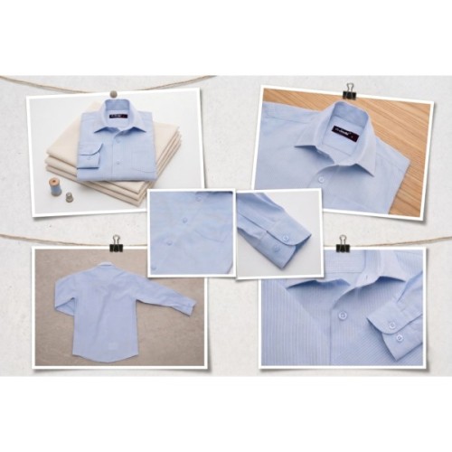 Сорочка дитяча Herdal з довгим рукавом (368-10-128B-blue)