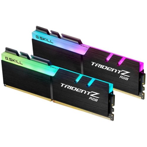 Модуль пам'яті для комп'ютера DDR4 16GB (2x8GB) 3200 MHz Trident Z RGB G.Skill (F4-3200C16D-16GTZR)