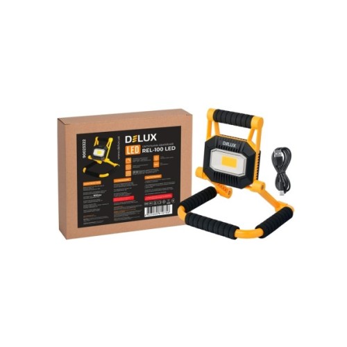 Прожектор Delux REL- 100 (3.7V 2200mAh) LED COB 10W 6500K IP54 (90023322)