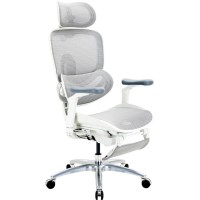 Офісне крісло Sihoo C300 LITE V2, White, з підставкою для ног (C300-LITE-V2-B102-JT)