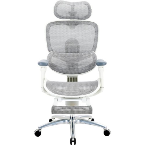Офісне крісло Sihoo C300 LITE V2, White, з підставкою для ног (C300-LITE-V2-B102-JT)