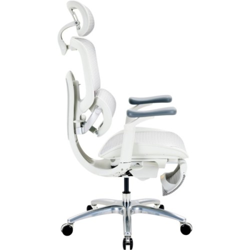 Офісне крісло Sihoo C300 LITE V2, White, з підставкою для ног (C300-LITE-V2-B102-JT)