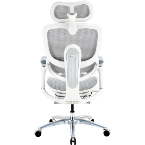 Офісне крісло Sihoo C300 LITE V2, White, з підставкою для ног (C300-LITE-V2-B102-JT)