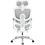 Офісне крісло Sihoo C300 LITE V2, White, з підставкою для ног (C300-LITE-V2-B102-JT)