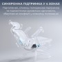 Офісне крісло Sihoo C300 LITE V2, White, з підставкою для ног (C300-LITE-V2-B102-JT)