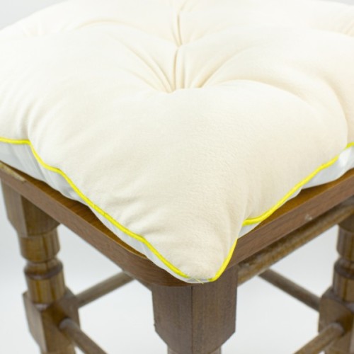 Подушка на стілець MirSon 28-0004 Cream Velvet 50х50 см (2200006275756)