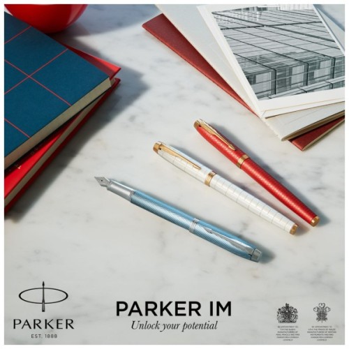 Ручка пір'яна Parker IM 17 Premium Pearl GT  FP M (24 712)