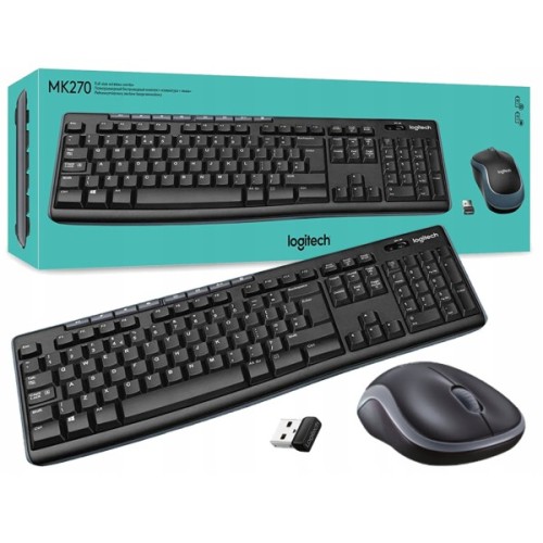 Комплект Logitech MK270 Wireless UA Black (920-004508)