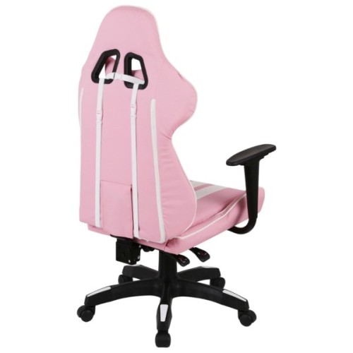Крісло ігрове Аклас Стрік Light ANF Рожевий (PU-рожевий/білий) (00160345)