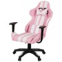 Крісло ігрове Аклас Стрік Light ANF Рожевий (PU-рожевий/білий) (00160345)