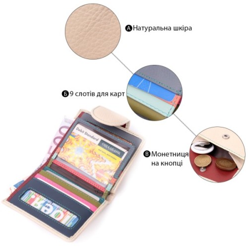 Гаманець ST Leather Білий (19455)