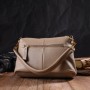 Сумка Vintage Жіноча через плече з натуральної шкіри Бежева (22084)