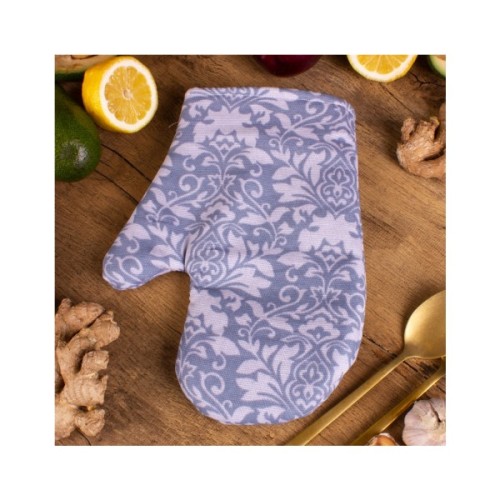 Кухонна прихватка MirSon рогожа/напівпанама №217 - Blue patterns (2200006754466)