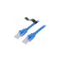 Патч-корд 1м, UTP cat 6 RJ-45 blue Vention (IBELF)