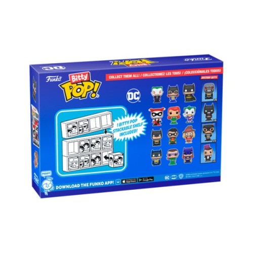 Фігурка Funko Pop набір Bitty Pop DC Comics (76339)