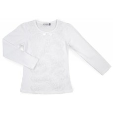 Кофта дитяча Matilda з мереживом (10498-152G-white)