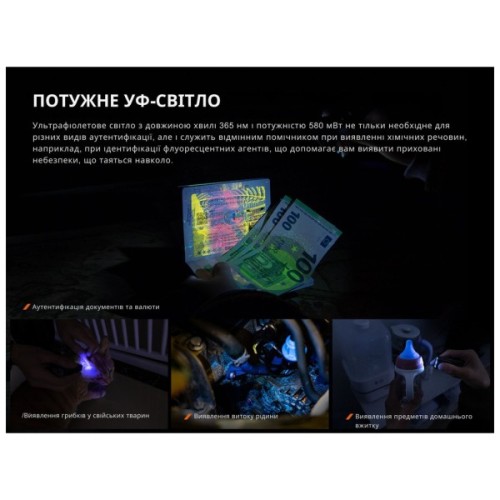 Ліхтар Fenix E06R сірий (E06RGray)