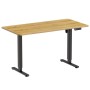 Комп'ютерний стіл OfficePro ODE1470LW 1400 х 700 мм Light Wood/Black (ODE1470LW)