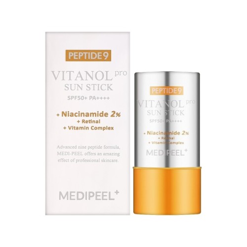 Засіб від засмаги Medi-Peel Peptide 9 Vitanol Sun Stick Pro SPF50+ Стік з пептидами та вітамінним комплексом 23 г (8809941822250)