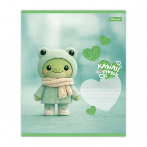 Зошит 1 вересня Kawaii notebook А5 12 аркушів лінія (768738)