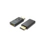 Перехідник DisplayPort M to HDMI F 4K30Hz black Vention (HBMB0)