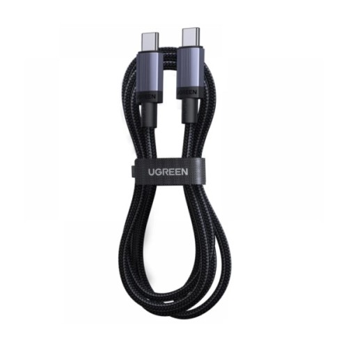 Дата кабель USB-C to USB-C 0.5m 100W 480Mbps black Ugreen (65831)
