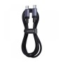 Дата кабель USB-C to USB-C 0.5m 100W 480Mbps black Ugreen (65831)