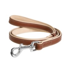 Повідець для собак WAUDOG Soft M-XXL Ш 25 мм Д 122 см коричневий (7259)