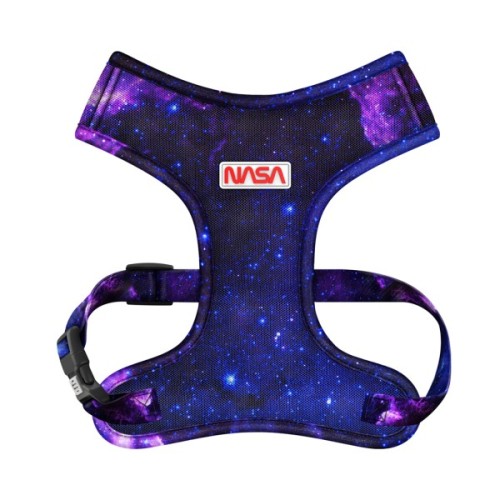 Шлея для собак WAUDOG Mesh дихаюча з QR адресником "NASA21" М (234-0148)