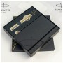 Ручка пір'яна Parker SONNET 17 Stainless Steel GT  FP F + блокнот Parker + подар.упаковка GIFT24 (84 111b24)