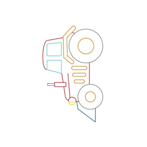 Книга Розмальовка з підказкою. Великі машини Ранок (9789667513887)