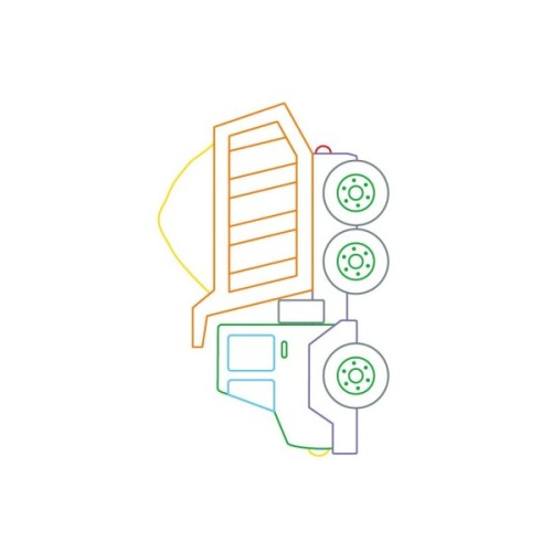 Книга Розмальовка з підказкою. Великі машини Ранок (9789667513887)