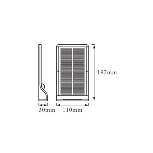 Прожектор Osram на сонячній батареї DOORLED SOLAR 3w (320Lm) 4000K датчик ру (4058075267862)