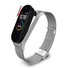 Ремінець до фітнес браслета BeCover Metal для Xiaomi Mi Smart Band 8 Silver (709358)